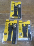 Packs New Dewalt 1-1/4 Inch Oscillating Blades DWA4270-3 DWAXR4272 DWA4205. Fixed Price $25.00.