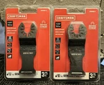 Craftsman 2 Pack Bi-metal Oscillating Tool Blade CMA0103-3. Fixed Price $22.00.