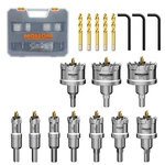Mollom 10PCS 16-53MM Tct Carbide Hole Saw Kit For Hard Metal Cutters. Fixed Price $79.06.