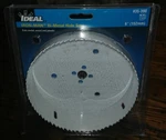 Ideal Iron-man Bi-metal Hole Saw 6" 35-390 Cuts Wood & Plastic New In Pack. Fixed Price $59.99.