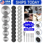 30PCS Cutting Wheel Set Drill For Dremel Rotary Tool Accessories W/ 1/8" Mandrel. Fixed Price $12.49.