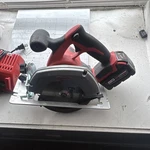 Milwaukee M18 18V Cordless Circular Saw W/ 1X 4.0AH Li-ion Battery. Fixed Price $180.00.
