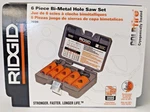 Ridgid 7039 6 Piece Bi-metal Hole Saw Set Cobalt Industrial Grade Steel Usa. Fixed Price $25.00.