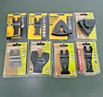 Rockwell & Dewalt Oscillating Multi-tool Blades Lot Of 8 New Sealed. Fixed Price $74.99.