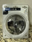 Kobalt 4-3/8-IN Carbide-grit Arbored Recessed Lighting Hole Saw. Fixed Price $18.75.