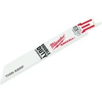 Milwaukee 48-00-5186 Sawzall 6" 24-TPI Standard Metal Blades, 5-PACK. Fixed Price $16.00.