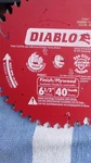 Diablo D0641 6-1/2 40T Carbide Finish/plywood Circular Saw Blade Red. Fixed Price $22.97.