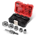 Ezarc 9-PIECE Quick Change Carbide Hole Saw Kit 7/8-2 Cutters Pilot Drills. Fixed Price $194.21.
