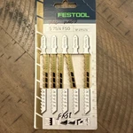 Festool Jigsaw Blade Set STS-SORT/21 P/m/b (21 Pieces). Fixed Price $52.00.