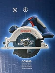 Bosch CCS180B Lithium-ion Cordless Circular Saw+ GDX18V-1800 Impact Driver. Fixed Price $189.95.