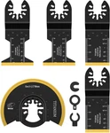 Jtweb 5PCS Titanium Oscillating Saw Blades Kit, Multitool. Fixed Price $19.99.