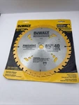 Dewalt 8-1/4" 40 Carbide Teeth Smooth Finish Construction Saw Blade DW3184. Fixed Price $31.89.