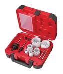 Milwaukee 49-22-4175 General Purpose Ice Hardened Hole Saw Kit, 15-PIECE. Fixed Price $100.31.
