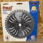Freud 7-7 1/4" 40 Tooth Laser Cut Carbide Finishing Blade TK303 Made Italy. Fixed Price $18.00.