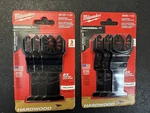 2-MILWAUKEE 49-25-1133 Multi-tool Blade Pack. New+free Shipping. Fixed Price $29.99.