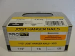 National 0096098 Hot-dipped Galvanized Joist Hanger Nails, 1-1/2". Fixed Price $12.95.