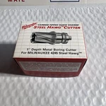 Milwaukee 49-57-1689 1-11/16 In Quick Change Tang Drive Steel Hawg Cutter. Fixed Price $41.00.
