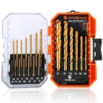 Wildbossy M35 Cobalt Drill Bit Set 20PCS 1/16-1/2 Metal Hss Split Point. Fixed Price $48.99.