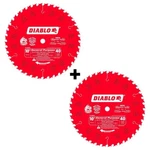 Diablo Circular Saw Blade Wood Cutting 10 Inch X 40 Tooth General Purpose 2 Pack. Fixed Price $55.23.