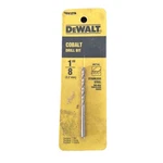 3 Dewalt DW1208 1/8" Cobalt Drill Bits. Fixed Price $9.11.