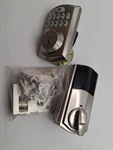 Kwikset Smartcode Electronic Keyless Deadbolt Brushed Nickel (complete Works). Fixed Price $60.00.