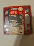Sears Craftsman Kromedge 6 Inch Dado Set 5 Chippers 9-3248. Fixed Price $25.99.
