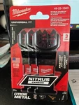 Milwaukee 49-25-1563 Nitrus Carbide 3PK Extreme Metal Oscillating Blade New. Fixed Price $20.99.