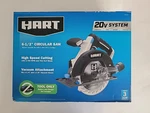 Hart HPCS01 20V 6.5'' Li-ion Cordless Circular Saw. Fixed Price $49.99.