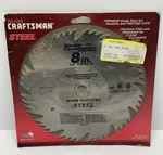 Craftsman Steel 8" Master Combination Blade 48 Tooth 5/8 Arbor Made Usa 932164. Fixed Price $30.00.