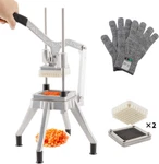 Commercial Vegetable Chopper, 1/4" +3/8" Stainless Steel Blade, Quick Manual Dic. Fixed Price $291.60.