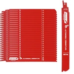 14/18 Tpi Bi-metal Reciprocating Saw Blades With 25PACK, Red. Fixed Price $53.31.