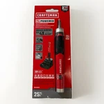 Craftsman CMHT66720 4V Cordless Precision Screwdriver 25PC Li-ion Led Usb Torque. Fixed Price $39.95.