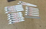 Morse Master Colbalt Bi-metal Lot 16 Pieces Reciprocating Saw Blades. Fixed Price $19.95.
