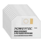 Fleece Filter Dust Bags For Makita XCV05Z Backpack Extractor, Shop Vacuum. Fixed Price $22.09.