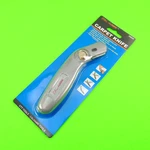 Carpet Knife Utility Cutter Secure Locking Razor Double Edge Blade Metal Handle. Fixed Price $14.95.