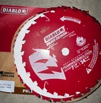 Diablo Demon 7-1/4 24T Carbide Circular Saw Blade Framing Demolition. Fixed Price $22.00.
