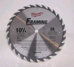 Milwaukee 48-40-4170 10-1/4-IN 28 Blade With 5/8IN Arbor For Right Saws. Fixed Price $46.99.