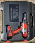 Black & Decker Fire Storm FSD142 Case Drill Charger 14.4V With Batteries. Fixed Price $39.99.