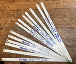 14 Nos Blu Mol 1232UL Hacksaw Blades 32T. Fixed Price $20.00.