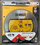 Dewalt DWAFV31260 Flexvolt 12" Tooth Carbide Saw Blade. Fixed Price $40.00.