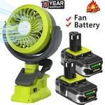 For Ryobi P108 18V One Plus High Capacity P102, P103 P105 Battery/fan. Fixed Price $19.99.
