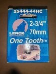 Lenox 2544444HC One Tooth Rough Wood Hole Cutter 3/4". Fixed Price $20.00.