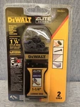 Dewalt Elite Series 1-1/4 Carbide Edge Oscillating Blade 2PC DWA4250-2. Fixed Price $14.00.