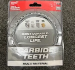 Milwaukee 49-56-0742 In. Hole Dozer With Carbide Teeth. Fixed Price $35.00.