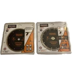 2 Ridgid Diamond Blade Segmented SG70CP And Porcelain Tile CHD-CP70P Cutter. Fixed Price $34.77.