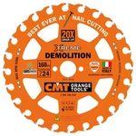 Cmt Orange Tools Xtreme Demolition Saw Blade For Nail Cutting With Cordless. Fixed Price $39.99.