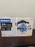Kobalt 24V Max Brushless 6-1/2" Cordless Circular Saw Tool Only KCS6524B-03. Fixed Price $69.99.