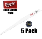 Milwaukee 48-00-5016 9" Tpi Fleam Ground Sawzall Blades Pack Of. Fixed Price $13.48.