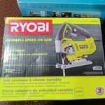 Ryobi JS481LG Corded Electric Variable Jigsaw W/ Speedmatch Green/gray. Fixed Price $45.00.