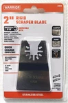 Warrior Universal Stainless Steel In. Scraper Blade For Oscillating 61828. Fixed Price $11.50.